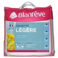 BLANREVE Couette Légere Polycoton 240x260 Cm Blanc