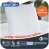 BLEU CALIN Oreiller VOLUMINEUX 100% Coton - 60 X 60 Cm