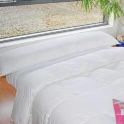 BLEU CALIN Traversin Plat A Mémoire De Forme Mémofill 40x160 Cm Blanc