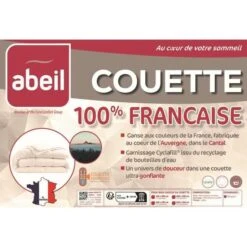 Couette 100% Française - 140 X 200 Cm - ABEIL -TODAY || DODO || Vision Soldes Boutique couette 100 francaise 140 x 200 cm abeil 3087880029335 1301268