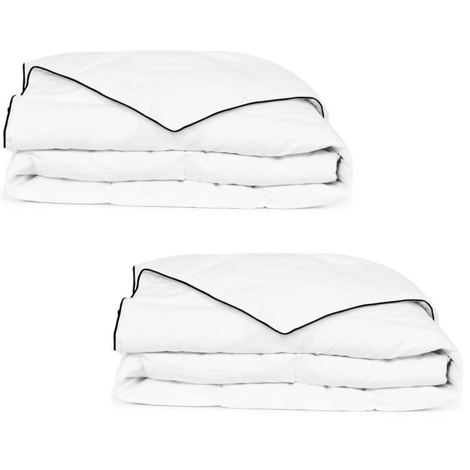 Couette En Duvet D'hiver 2 Pcs 135 X 200 Cm 1 Couette En Duvet D'hiver 2 Pcs 135 X 200 Cm