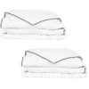 Couette En Duvet D'hiver 2 Pcs 155 X 220 Cm