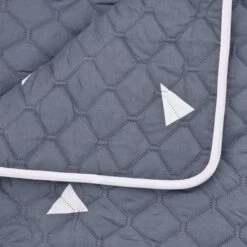 Courtepointe Bleu Foncé 220x240 Cm Tissu Matelassé à Ultrasons -TODAY || DODO || Vision Soldes Boutique courtepointe bleu fonce 220x240 cm tissu matelasse a ultrasons 8719883686660 587469