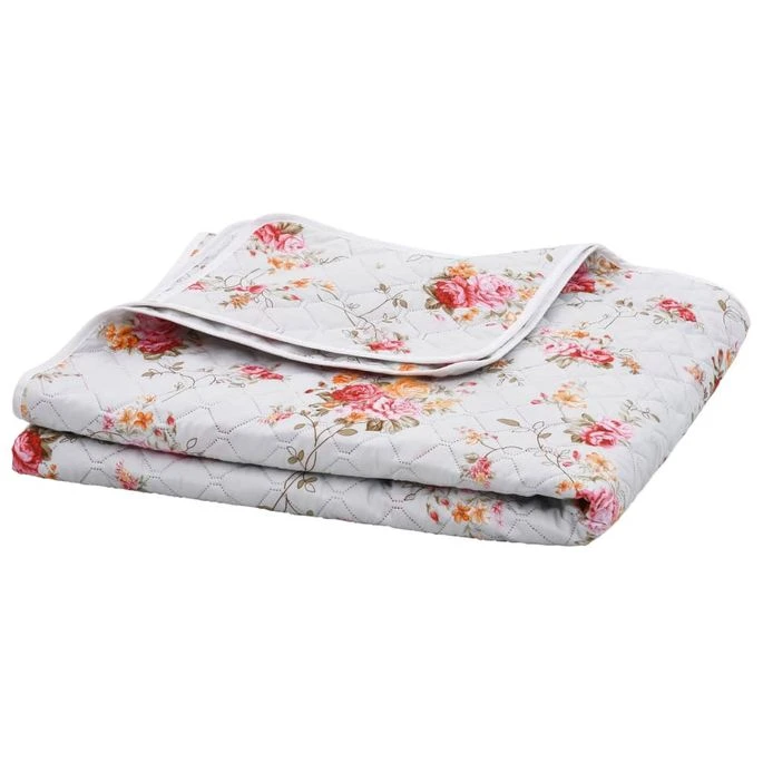 Courtepointe Multicolore 230x260 Cm Tissu Matelassé à Ultrasons 1 Courtepointe Multicolore 230x260 Cm Tissu Matelassé à Ultrasons