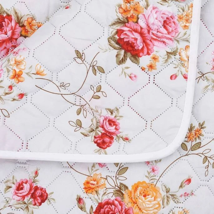 Courtepointe Multicolore 230x260 Cm Tissu Matelassé à Ultrasons 4 Courtepointe Multicolore 230x260 Cm Tissu Matelassé à Ultrasons – Image 4