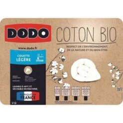 DODO Couette Légere Coton Bio - 240 X 260 Cm - Blanc -TODAY || DODO || Vision Soldes Boutique dodo couette legere coton bio 240 x 260 cm blanc 3307410001168 731020