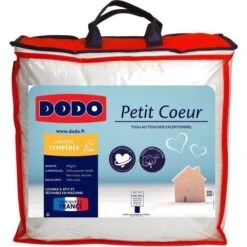 DODO Couette Petit Coeur - 200 X 200 Cm - Blanc