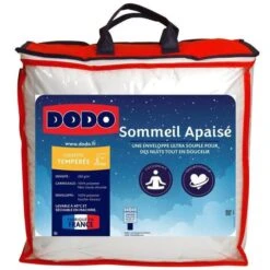 DODO Couette Tempérée Sommeil Apaisé - 220 X 240 Cm