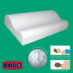 DODO Oreiller Anatomique A Mémoire De Forme GRAND CERVICAL 35x55cm -TODAY || DODO || Vision Soldes Boutique dodo oreiller anatomique a memoire de forme grand cervical 35x55cm 3307413001646 427242