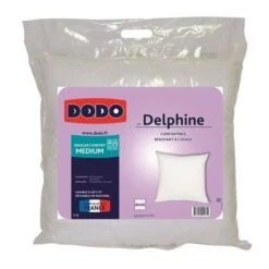 DODO Oreiller DELPHINE Confort Médium 60x60cm