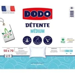 DODO - Oreiller Détente 50x70 Cm -TODAY || DODO || Vision Soldes Boutique dodo oreiller detente 50x70 cm 3307419585010 1320052