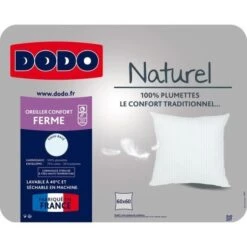 DODO Oreiller PLUMETTES 60x60 Cm Blanc