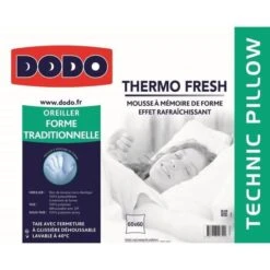 DODO Oreiller THERMOFRESH 60x60cm -TODAY || DODO || Vision Soldes Boutique dodo oreiller thermofresh 60x60cm 3307418426420 427236