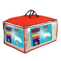 DODO UNIVERSITY Pack Comprenant 1 Couette Tempérée 140 X 200 Cm + 1 Oreiller Moelleux 60 X 60 Cm