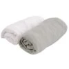 DOUX NID Lot 2 Draps-Housses Jersey Blanc Et Gris Perle 60 X 120 Cm