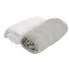 DOUX NID Lot 2 Draps-Housses Jersey Blanc Et Gris Perle 70 X 140 Cm