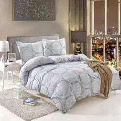 Ensemble De Housse De Couette Cercles 140x220/60x70 Cm -TODAY || DODO || Vision Soldes Boutique ensemble de housse de couette cercles 140x220 60x70 cm 8718475563655 1268954