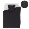 Ensemble De Literie 4 Pcs Molleton Anthracite 155x200/80x80 Cm
