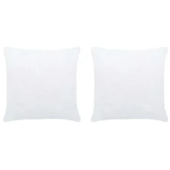 Garnitures De Coussin 2 Pcs 60x60 Cm Blanc