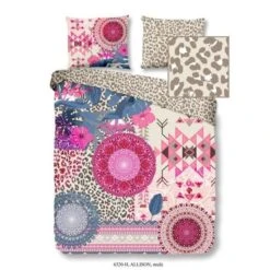 HIP Allison - Housse De Couette - Grande Taille - 240x200/220 Cm + 2 Taies D'oreiller 60x70 Cm - Multicolore