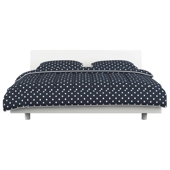 Jeu De Couette 3 Pcs Tissu Bleu Foncé 200x220/80x80 Cm 1 Jeu De Couette 3 Pcs Tissu Bleu Foncé 200x220/80x80 Cm