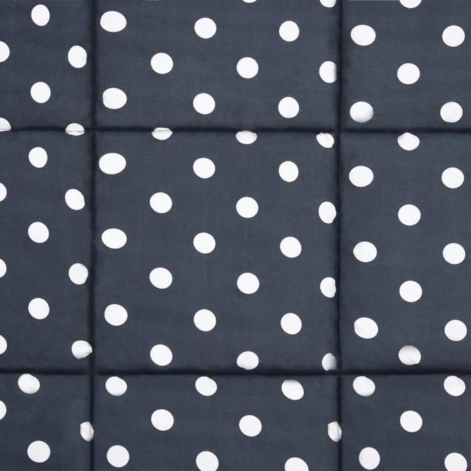 Jeu De Couette 3 Pcs Tissu Bleu Foncé 200x220/80x80 Cm 3 Jeu De Couette 3 Pcs Tissu Bleu Foncé 200x220/80x80 Cm – Image 3