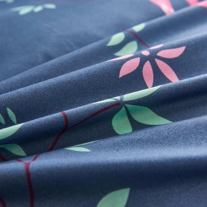 Jeu De Housse De Couette Flamant Bleu/rose 200x200/80x80 Cm 2 Jeu De Housse De Couette Flamant Bleu/rose 200x200/80x80 Cm – Image 2