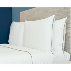 LOVELY HOME Parure De Couette Satin De Coton 220x240cm Blanc