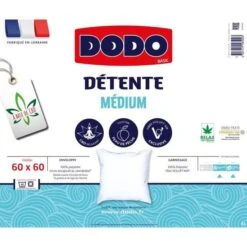Oreiller Détente 60/60 Cm - DODO -TODAY || DODO || Vision Soldes Boutique oreiller detente 60 60 cm dodo 3307419585003 1317982