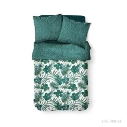 TODAY Parure De Lit 2 Personnes 220X240 Coton Imprime Floral SUNSHINE