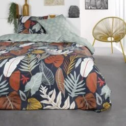 Parure De Lit - Sunhine 7.38 - 220 X 240 Cm - 100% Coton - Imprimé Floral - TODAY