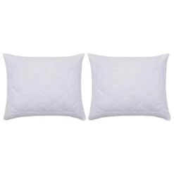 Protège-oreillers 2 Pcs 80x80 Cm Blanc