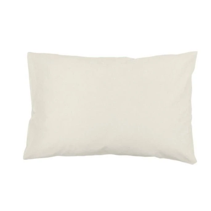 SOLEIL D'OCRE Lot De 2 Taies D'oreiller 100% Coton 50x75 Cm Ecru 1 SOLEIL D'OCRE Lot De 2 Taies D'oreiller 100% Coton 50x75 Cm Ecru