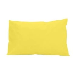 SOLEIL D'OCRE Lot De 2 Taies D'oreiller 100% Coton 50x75 Cm Jaune
