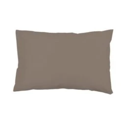SOLEIL D'OCRE Lot De 2 Taies D'oreiller 100% Coton 50x75 Cm Taupe