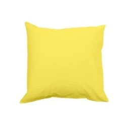 SOLEIL D'OCRE Lot De 2 Taies D'oreiller 100% Coton 65x65 Cm Jaune