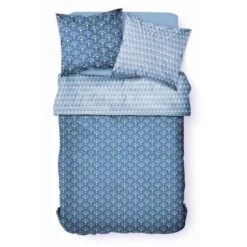 TODAY Parure De Couette 100 % Coton 240x260cm SUNSHINE #3.13 - Bleu -TODAY || DODO || Vision Soldes Boutique today parure de couette 100 coton 240x260cm sunshine 3 13 bleu 3574641045197 424474