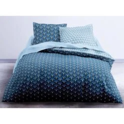 TODAY Parure De Couette 100 % Coton 240x260cm SUNSHINE #3.13 - Bleu -TODAY || DODO || Vision Soldes Boutique today parure de couette 100 coton 240x260cm sunshine 3 13 bleu 3574641045197 424475