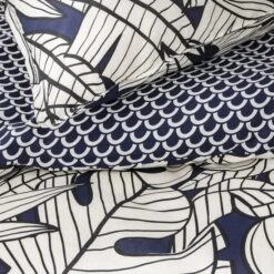 TODAY Parure De Couette Sunshine #2.1 - 100% Coton - 220 X 240 Cm - Bleu Et Ivoire -TODAY || DODO || Vision Soldes Boutique today parure de couette sunshine 2 1 100 coton 220 x 240 cm bleu et ivoire 3574641032579 425855